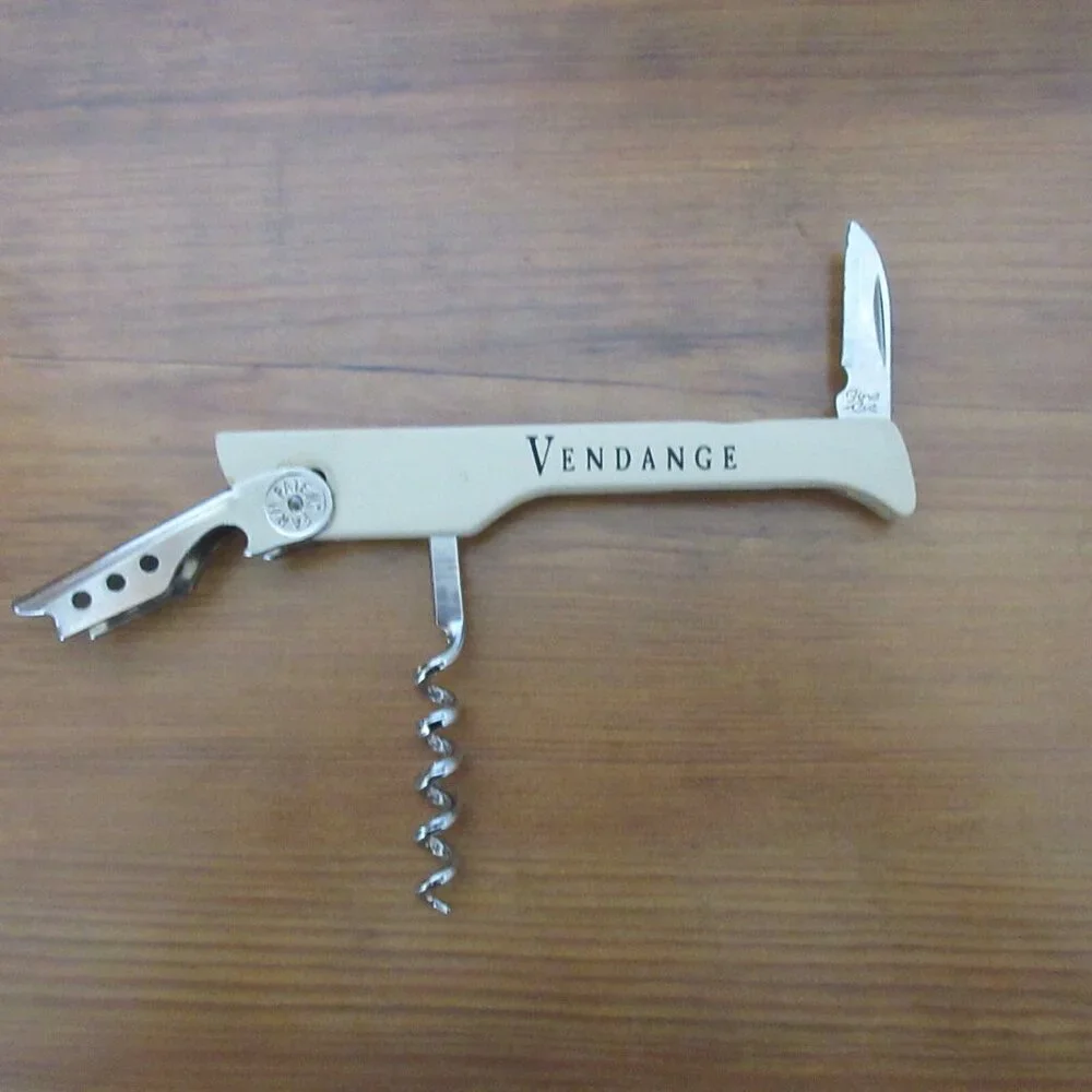 Vendance Hugger Franmara Wine Cork Screw & Bottle Opener w/Knife Steel